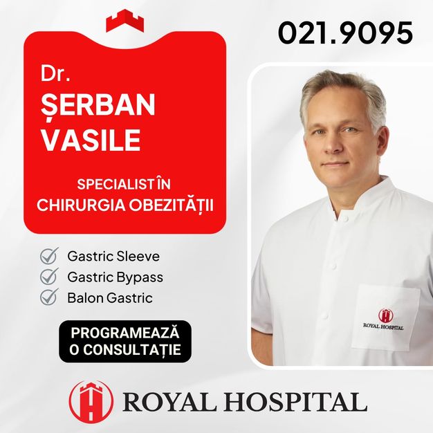 Gastric Sleeve  micșorarea stomacului.  Dr. Șerban Vasile
