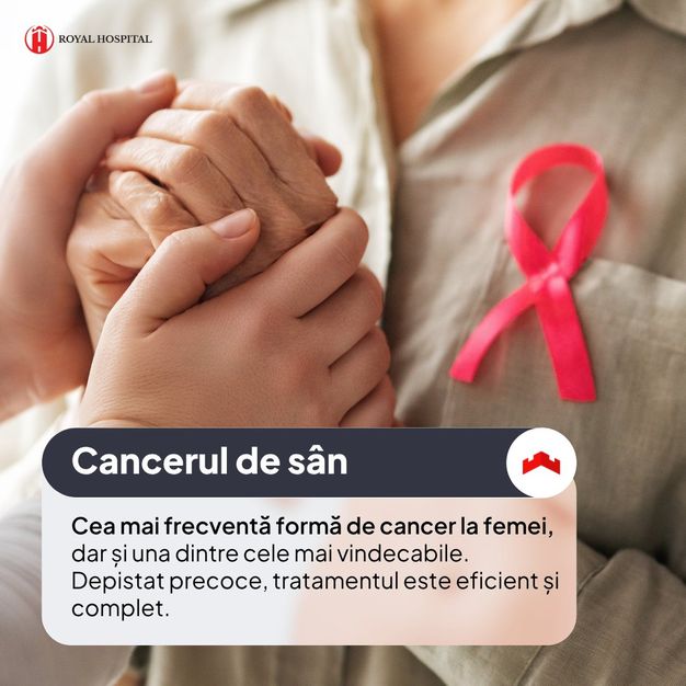Echipa multidisciplinară a Centrului Sânului Royal integrează diagnostic imagistic, biopsie, chirurgie oncoplastică și tratamente oncologice.