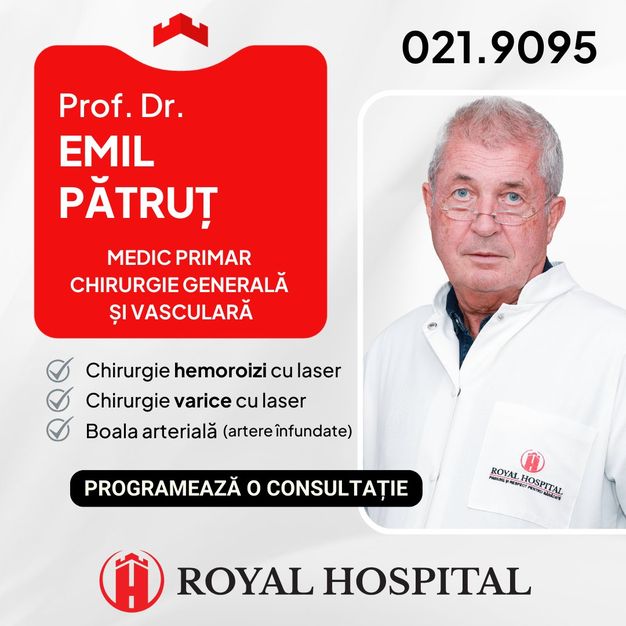 Profesorul Emil Pătruț este medic primar chirurg și profesor universitar, cu o vastă experiență în chirurgia generală și cardiovasculară. 